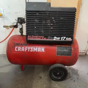 Craftsman 2hp 17gal Air Compressor **THIS ITEM SOLD LIVE ON-SITE ONLY, NOT FOR ONLINE BIDDING
