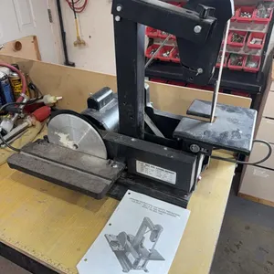 1" x 8" Disc Sander/ Grinder **THIS ITEM SOLD LIVE ON-SITE ONLY, NOT FOR ONLINE BIDDING