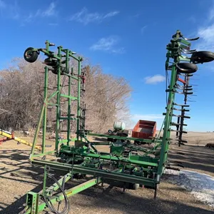 Lot 5.  41’ JD model 1060 field cultivator, 8” space with spikes, complete walking tandems, black shanks, 3 bar harrows