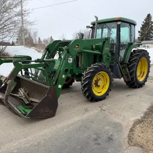 2000 John Deere 6605 Tractor w/ FWA