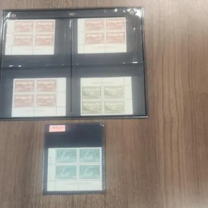 1946 Canada Peace Issue Mint Stamps 9 Plate Blks. & 1 Blk. of 4 (#272 - 50c is MNH)
 UNRESERVED