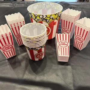 Plastic popcorn buckets