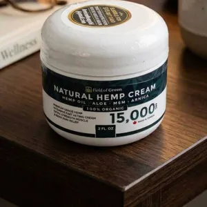 Field of Green Natural Hemp Cream, 2 fl. oz., 100 Percent Organic