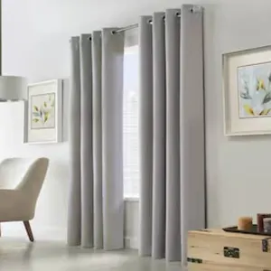 Gouchee Home Solar Blackout Curtain Panel, Natural, 54 x 96 in, Set of 2