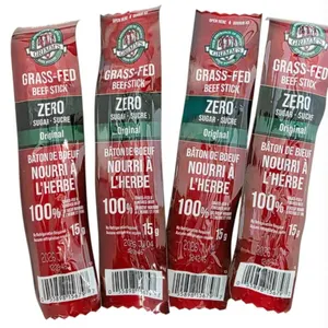 Grimm's Grass-Fed Beef Sticks, 20 Sticks of 15g Each, 100 Percent Grass-Fed
