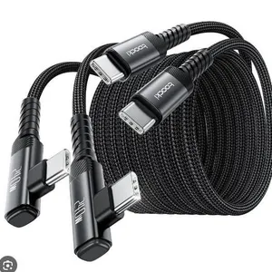 Toocki USB C Charging Cables with Braided Design, Set of Two