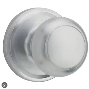 Lot of 3 - Weiser Troy Passage Door Knob,, Satin Chrome Finish