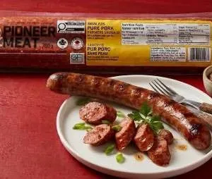 Pioneer Meat 2x700g Skinless Pure Pork Farmers Sausage