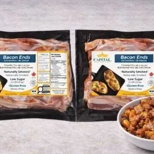 Capital Fine Meats Naturally Smoked Bacon Ends, 2x1kg