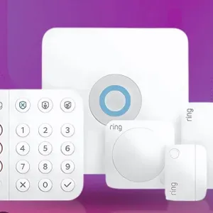 Ring Alarm 5-Piece Kit Wireless smart home or business security system, expandable, easy setup, Mobi