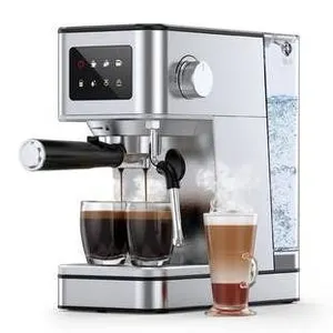 Espresso Coffee Machine EM625 with 1400W Power and 20-Bar Pressure