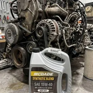 McDade Synthetic Blend SAE 15W-40 Diesel Engine Oil, 1 Gal