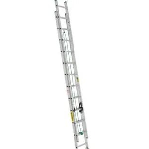 Featherlite FL-2220-24 Aluminum Extension Ladder, 24 ft, 225 lb Duty Rating