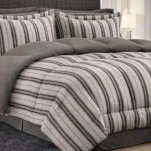 King Size Comfy Bamboo World Graham Bed In A Bag Comforter Set, 7 Pieces
