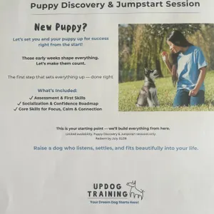 Donated by UPDOG Training - Gift Certificate