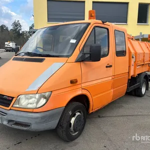 2003 Mercedes-Benz Sprinter 411CDI 4x2 Crew Cab Side Loader Waste Collection Truck