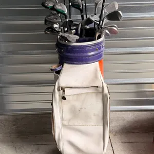Federal Express Golf Bag & Assorted Clubs