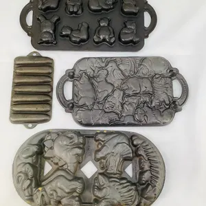 John Wright Cast Iron Molds (2) Animal Edition
