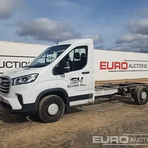 2022 Maxus Deliver 9 Chassis & Cab, 6 Speed, Cruise Control, A/C (Reg. Docs. Available, Tested 06/26) 