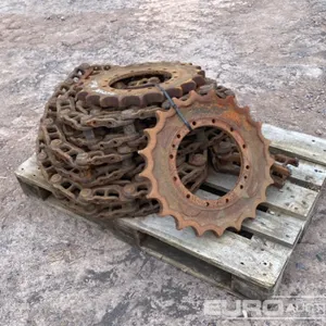 Pallet of Chains & Sprockets to suit 8 Ton Excavator 