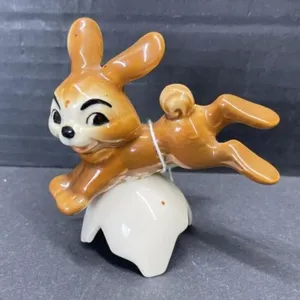 Vintage Goebel Figurine - Rabbit Jumping over