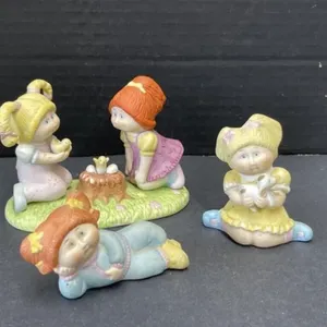 1984 Porcelain Cabbage Patch Kids Figurines (3)