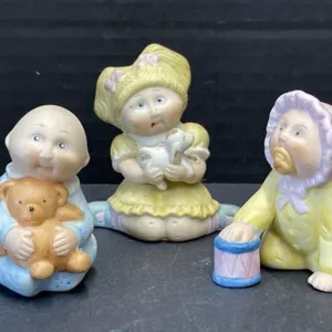 1984 Porcelain Cabbage Patch Kids Figurines (3)