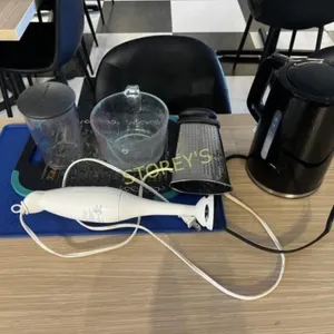 Kettle, Hand Mixer, Measuring Cup, Bar Mat ect..