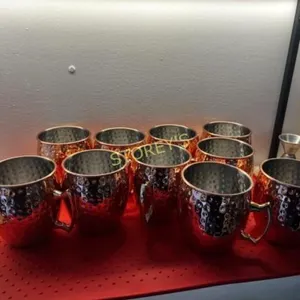 Asst. copper mugs