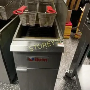 Ikon 35lbs Gas Deep Fryer on wheels
