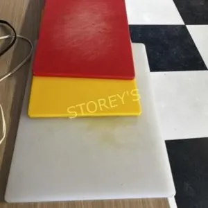 Red Yellow and White Cutting Boards