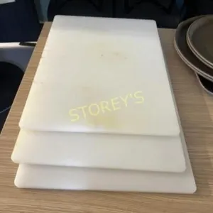 3 White Cutting Boards 15x20x1/2"