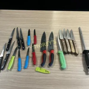 Asst. Knives, Sharpener ect.