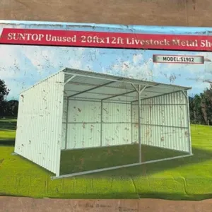 Suntop 20�x12� Metal Livestock Shed