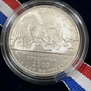 2007 Silver Proof Dollar - Little Rock