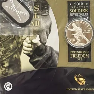 2012 Silver Proof-Infantry Soldier