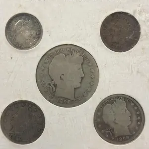 Birth Year Coin Set 85FV, V Nickel, Indian Cent
