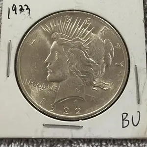 1922 Silver Pc BU