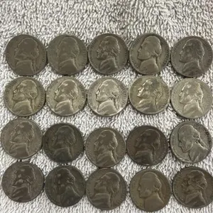 20 War Nickels  35% silver