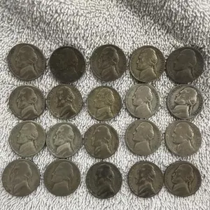 20 War Nickels  35% silver