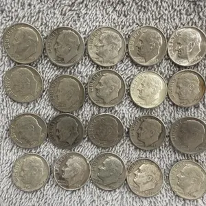 20 Roosevelt Dimes  90% silver