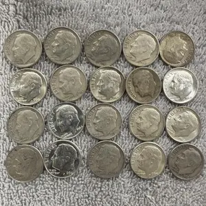 20 Roosevelt Dimes  90% silver