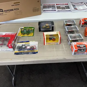 11 - SMALL DIE CAST TRACTORS & IMPLEMENTS