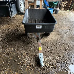 Tilt deck quad trailer