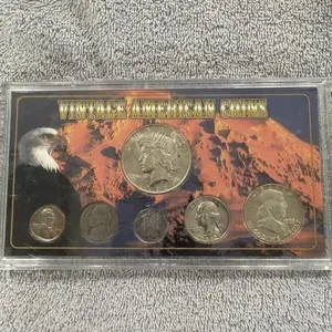 Nice Vintage Coin Set  1.85FV, Silver War 5 cent,