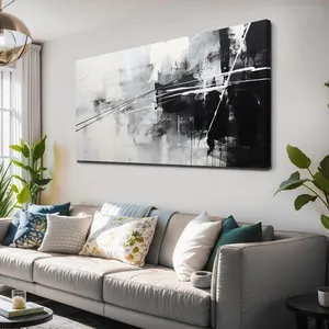 $70 (20"x40") Wall Art Abstract Splash Painting