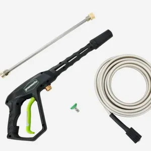 NEW $65 Greenworks Metal Pressure Washer Gun Kit