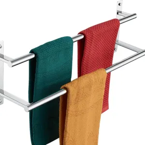 NEW $40 KOKOSIRI Bathroom Towel Racks 20 Inch Doub