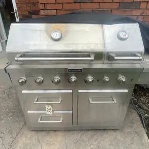 Kitchen Aid 7-Burner Grill w/Rotisserie