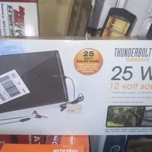 Thunderbolt 12V Solar Panel NIB